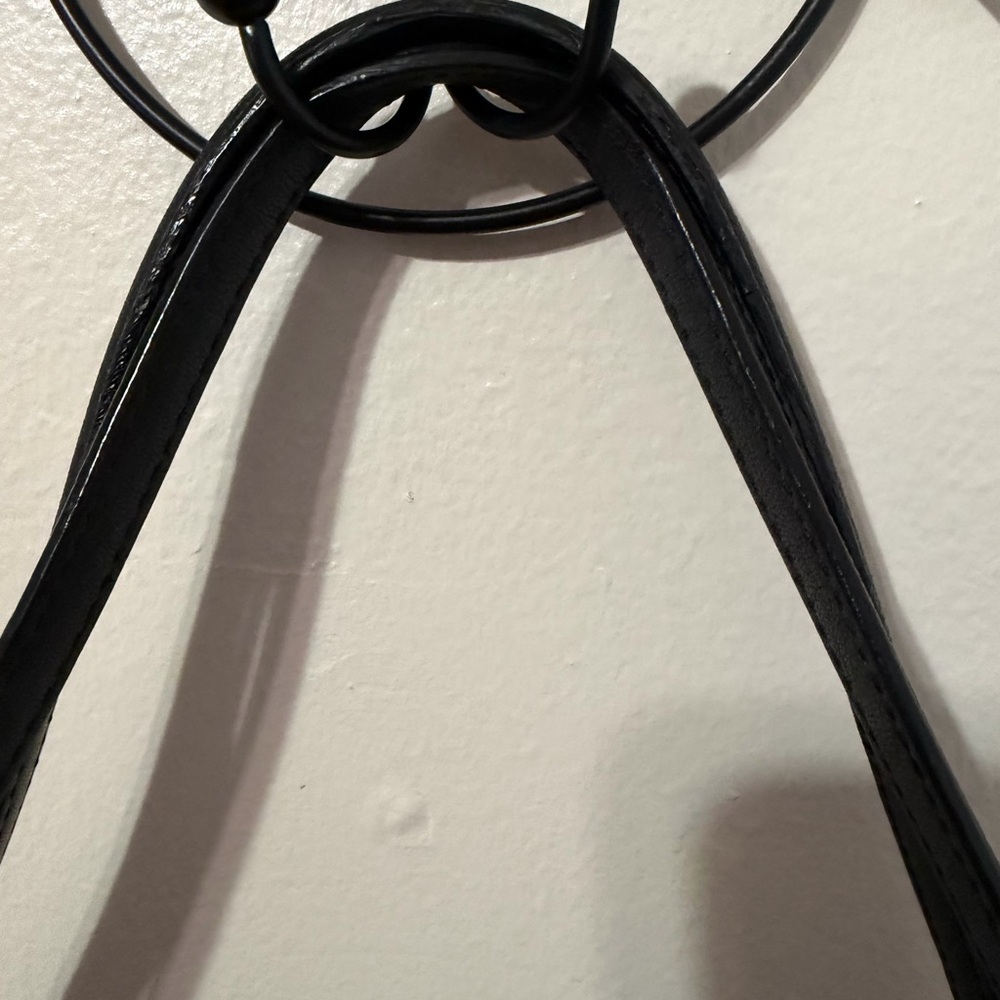 COACH Black CC & Leather Shoulder Purse - Picture 7 of 8